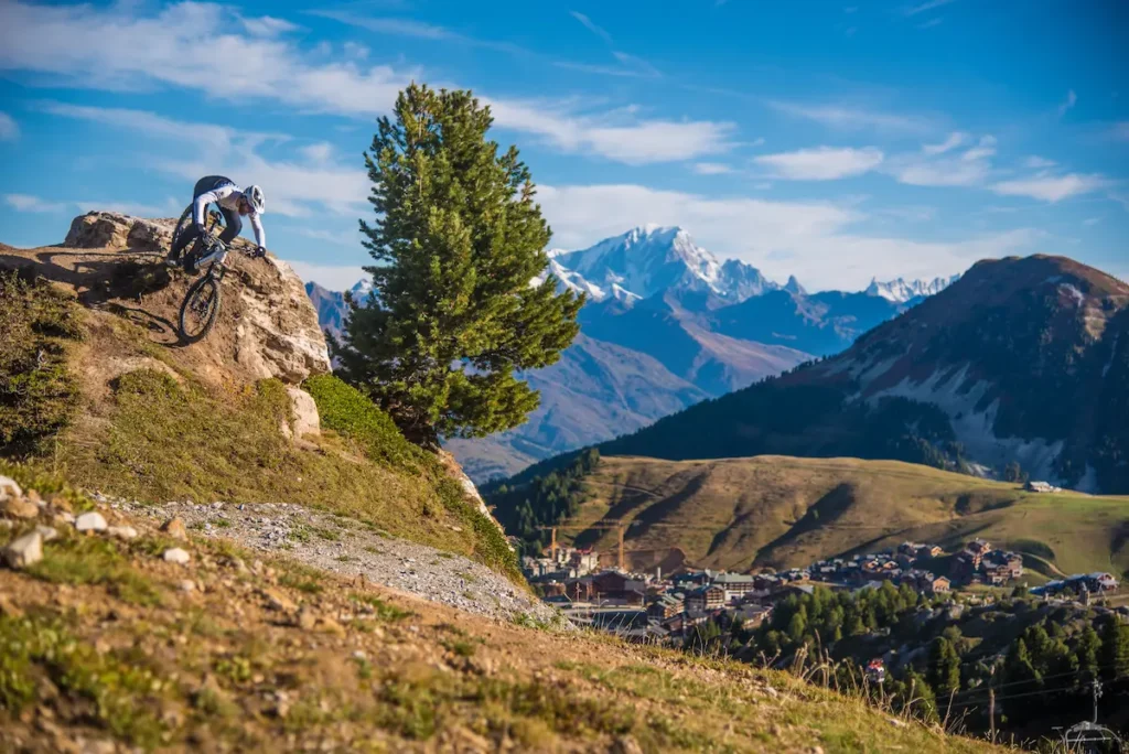 Downhill mountain biking 2 Downhill mountain biking in La Plagne