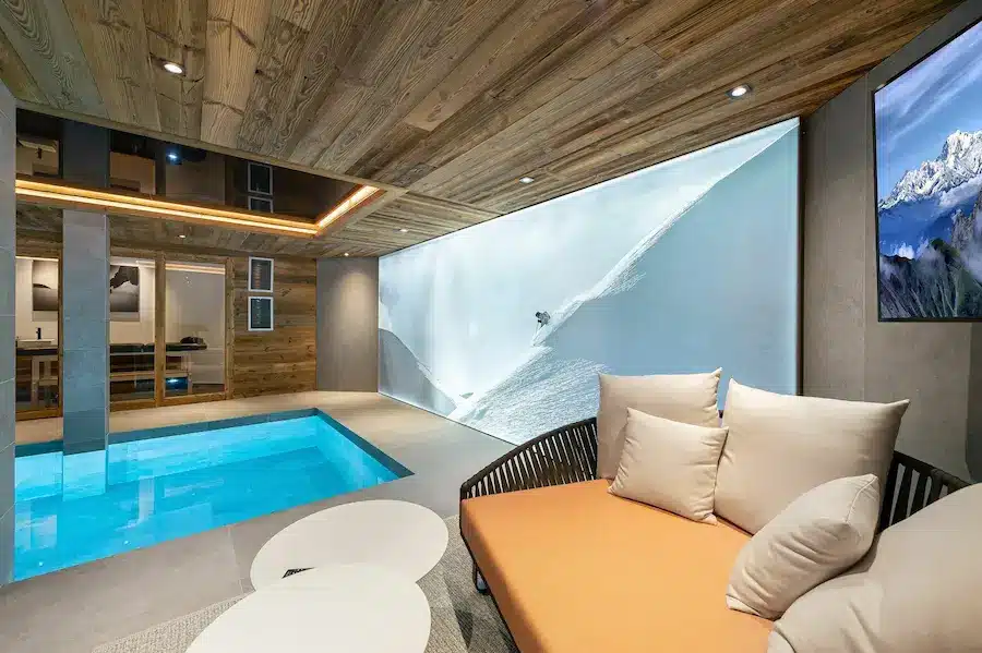 chalet piscine