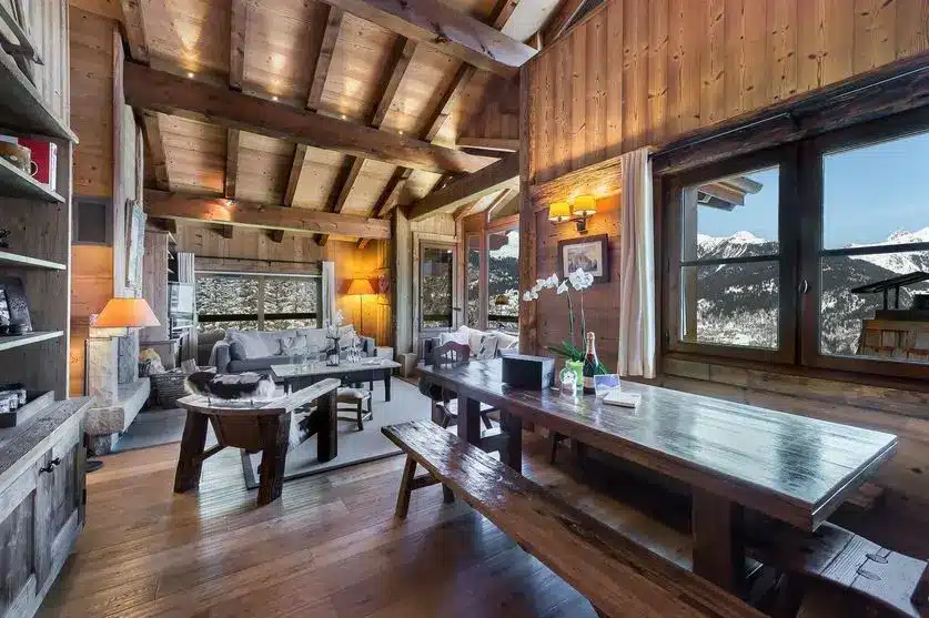 location chalet luxe montagne