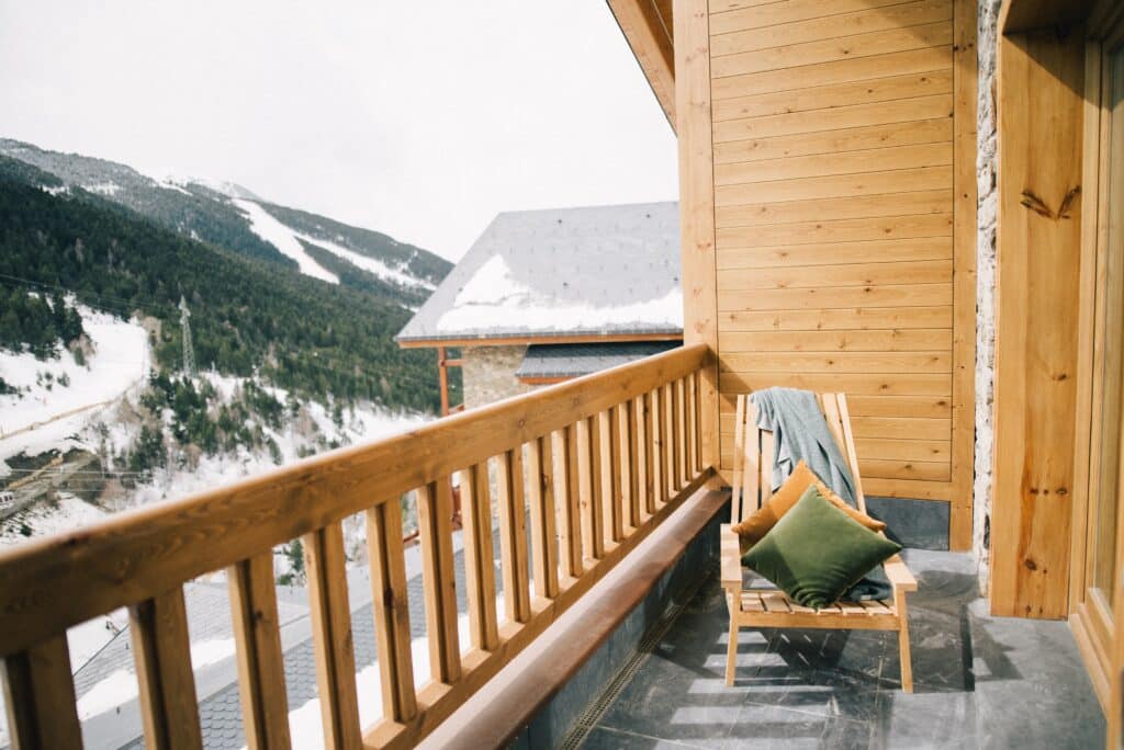Montagne vacances prestige balcon chalet premium
