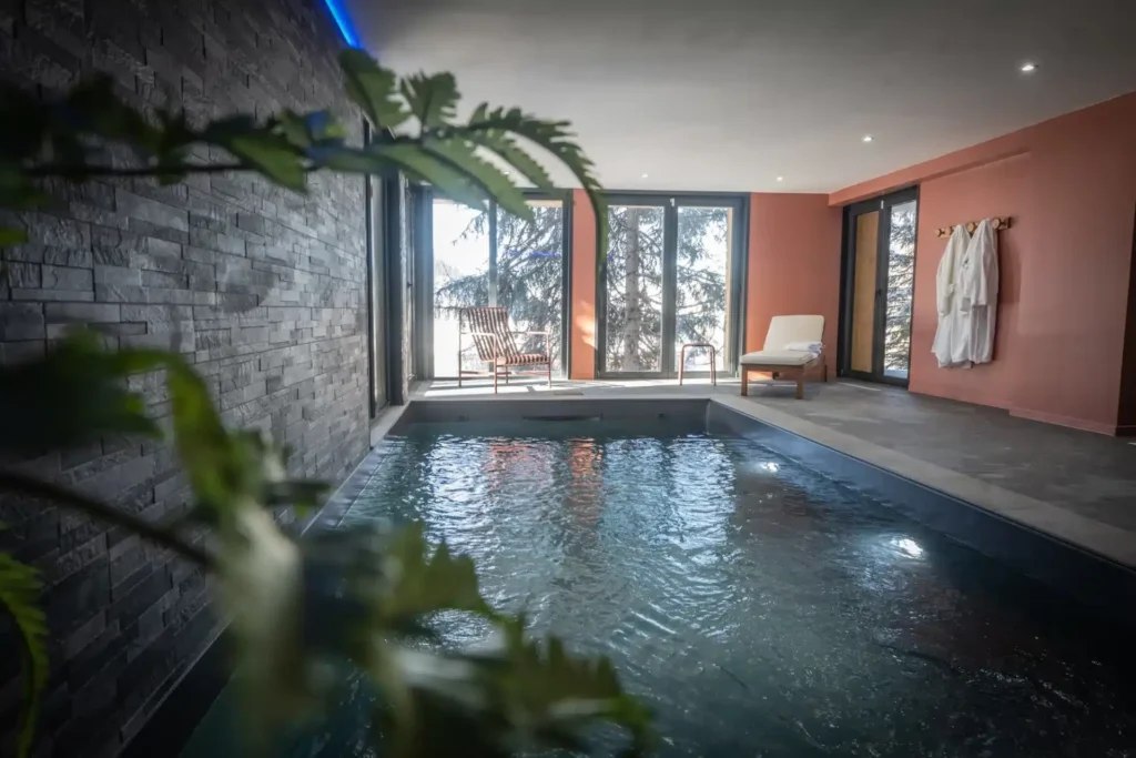 chalet piscine