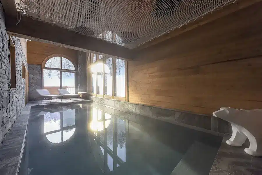 chalet piscine meribel