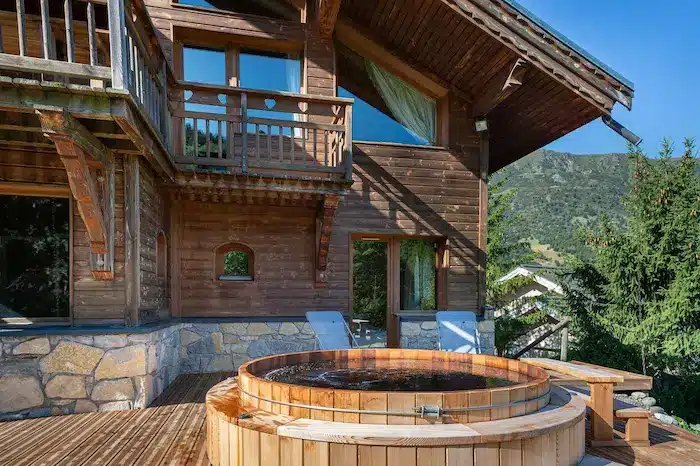 chalet avec spa