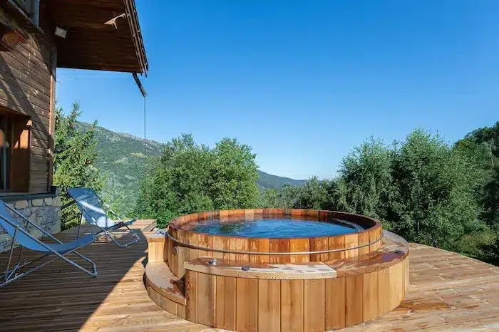 chalet avec spa a louer