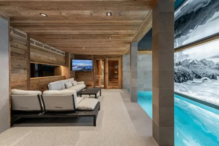 chalet piscine courchevel