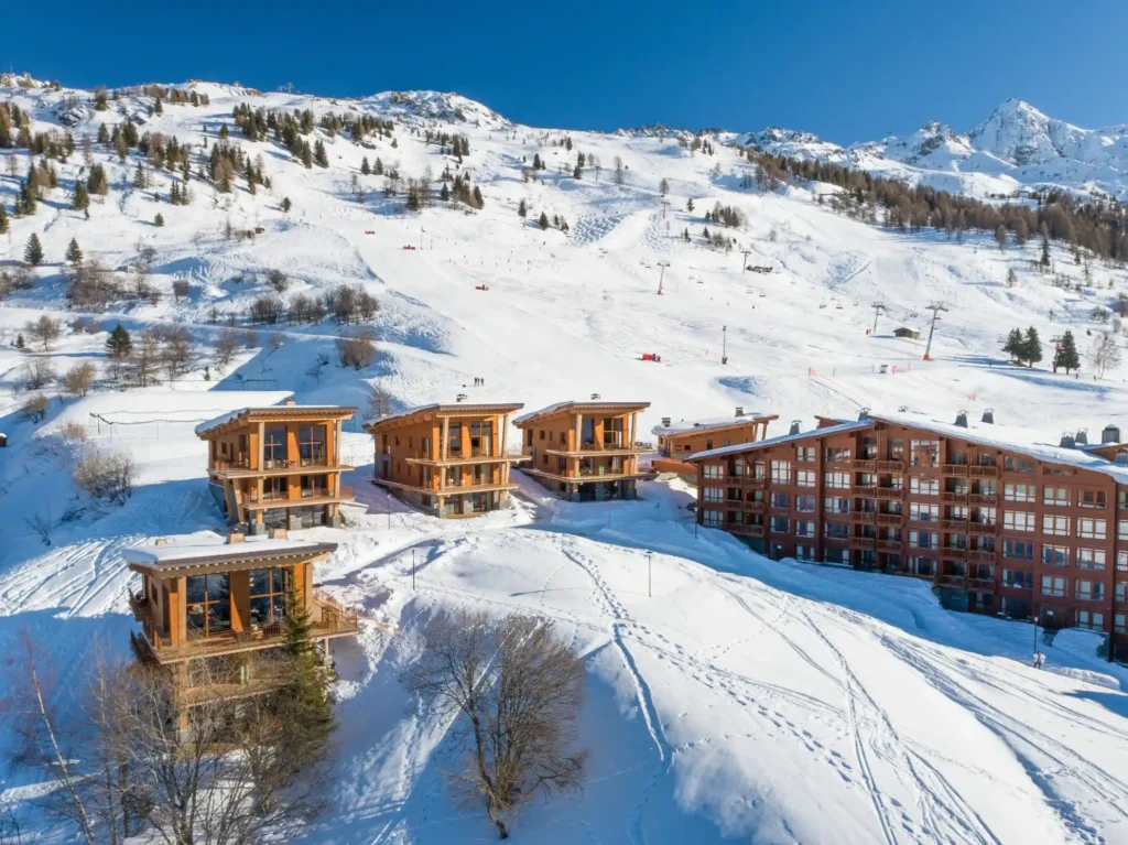 localisation de la location chalet Charvet les arcs