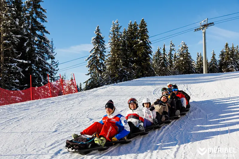Activités hiver Méribel : vacances & séminaires luxe 8 luge meribel activités hiver