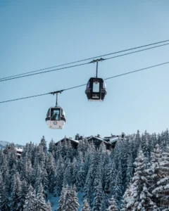 Courchevel in winter