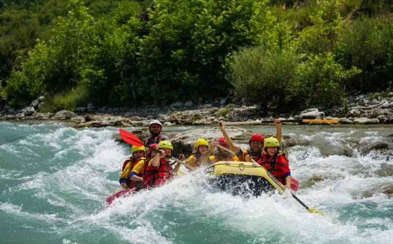 Rafting 2 white water activities in the Alps, rafting