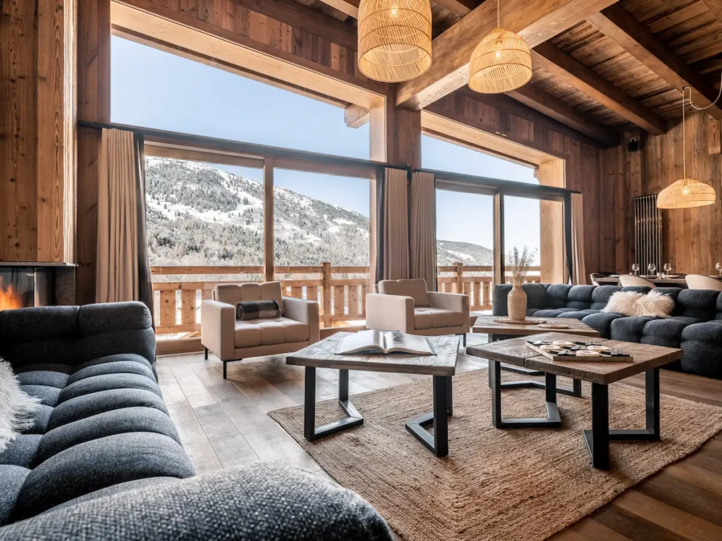 luxury ski chalet meribel 15 people