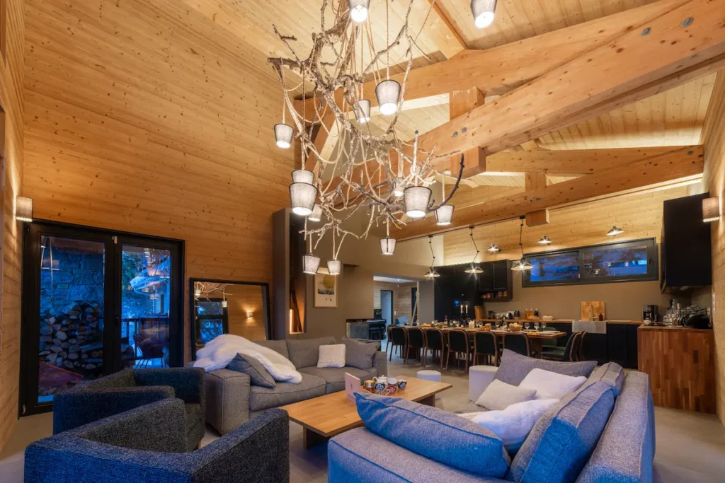 location chalet luxe la plagne