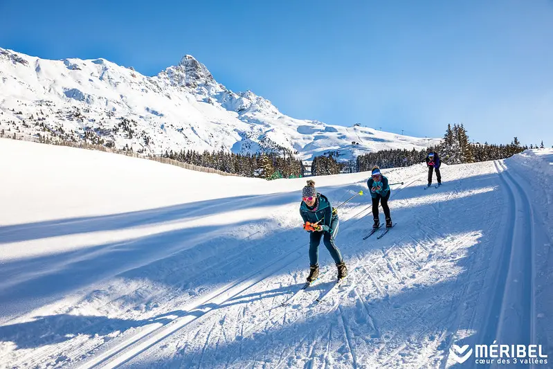 Cross-country skiing 2 Nordic skiing Meribel