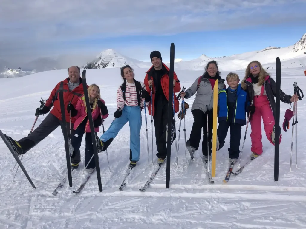 Cross-country skiing 1 winter activity la plagne cross-country skiing