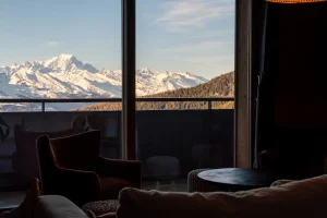 Apartment mont blanc view ski in out