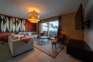 Apartment mont blanc view_8 people rental la plagne