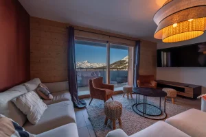 Appartement vue mont blanc location 4 chambres ski