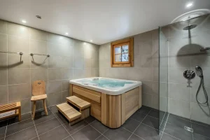 chalet avec jacuzzi