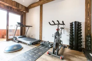 chalet avec salle fitness