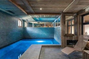 location chalet meribel piscine intérieure chauffée