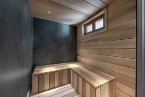 location chalet meribel sauna