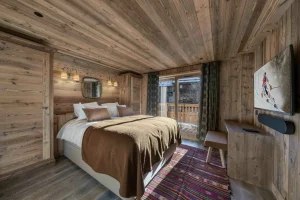 location chalet meribel chambre