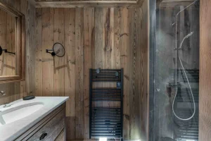 location chalet meribel douche