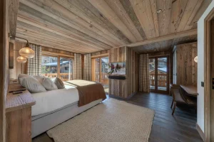 location chalet meribel chambre en suite