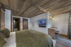 location chalet meribel chambre
