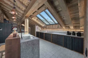 location chalet meribel cuisine équipée