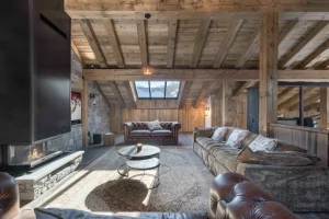 location chalet meribel salon