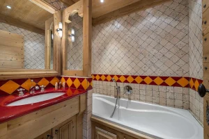 Location chalet Courchevel avec hammam