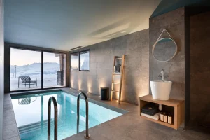 location chalet avec piscine les arcs