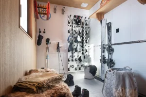 location chalet luxe les arcs salle gym
