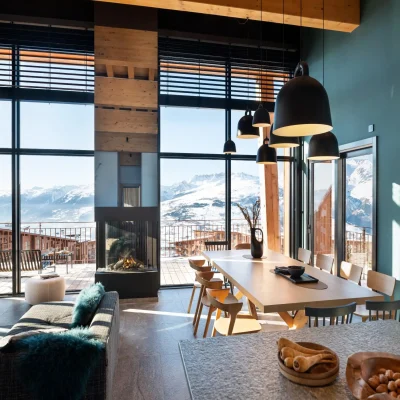 chalet haut de gamme a louer les arcs