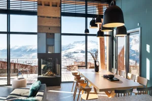 ski in out chalet rental les arcs 12 people