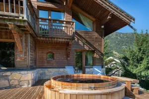 chalet avec jacuzzi