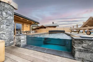 location chalet avec piscine