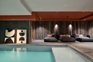 location chalet avec piscine privée meribel
