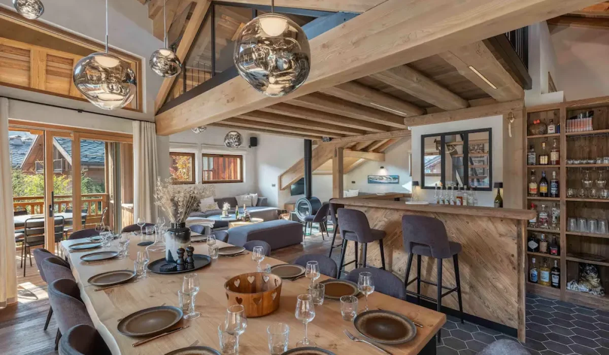 location chalet meribel proche pistes