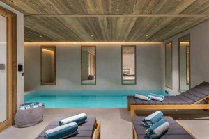 location chalet piscine St Martin de Belleville3 vallées