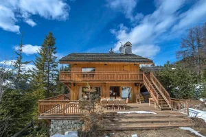 location chalet meribel - vue extérieure