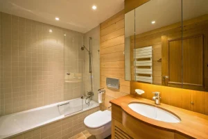 location chalet meribel - salle de bains