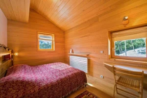 location chalet meribel - chambre en suite