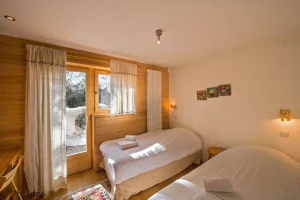 location chalet meribel - chambre twins