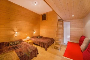 location chalet meribel - chambre 2 lits