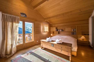location chalet meribel - chambre double