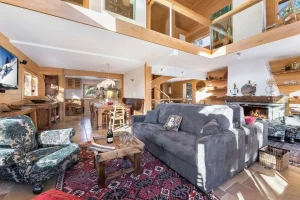 location chalet meribel - location chalet meribel - salon 12 personnes