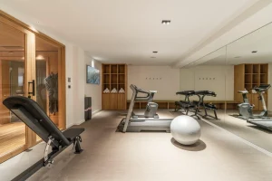 chalet rental Courchevel with gym