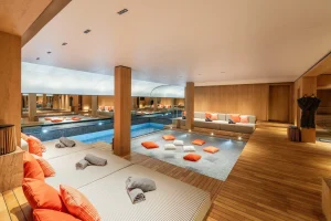 chalet rental Courchevel with pool