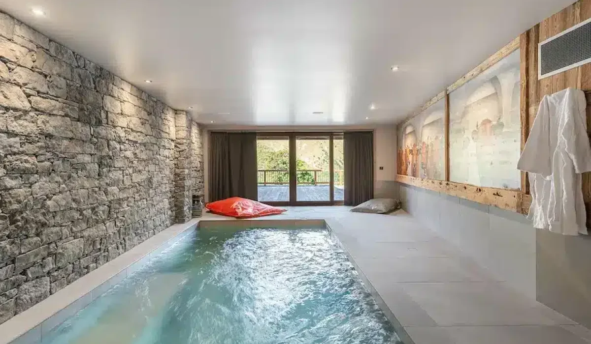 chalet piscine